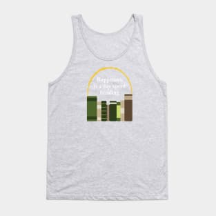 Happiness is a Day Spent Reading | Green Tank Top